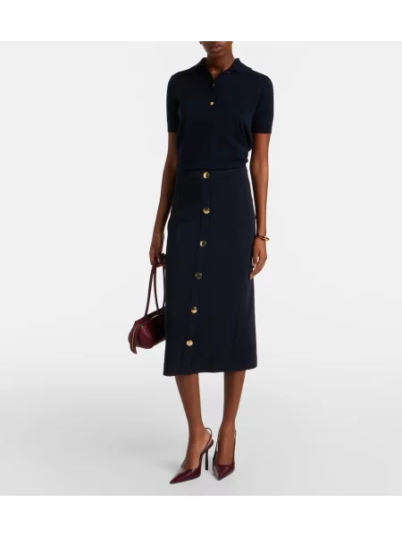 Fustă midi 's Max Mara albastru