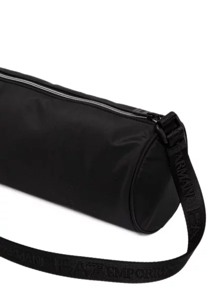 Kabelka Ea7 Emporio Armani s autogramem černá
