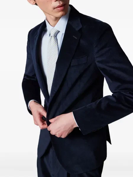 Sacou Paul Smith de catifea cord albastru