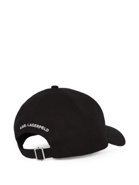Șapcă Karl Lagerfeld cu broderie negru