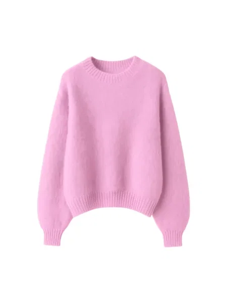 Moherowy sweter Opal Studio różowy