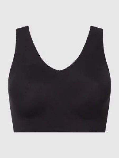 Stanik z dodatkiem streczu – watowany Schiesser czarny