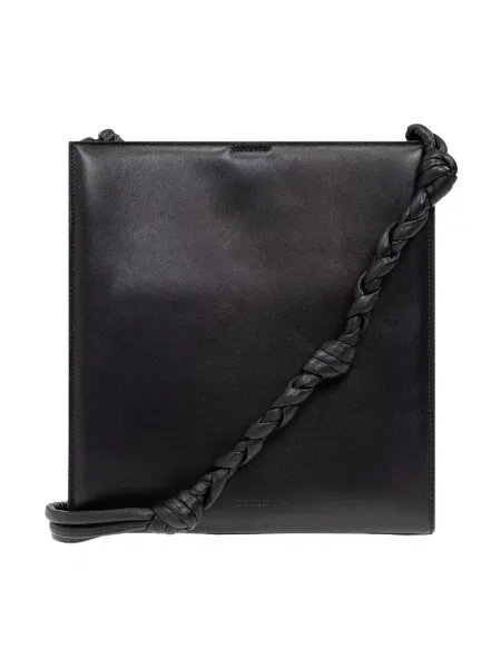 Torebka skórzana Jil Sander skórzana czarna