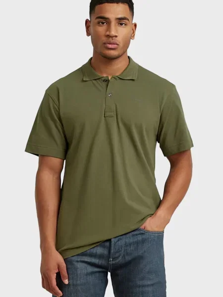 Поло G-star Raw зелене