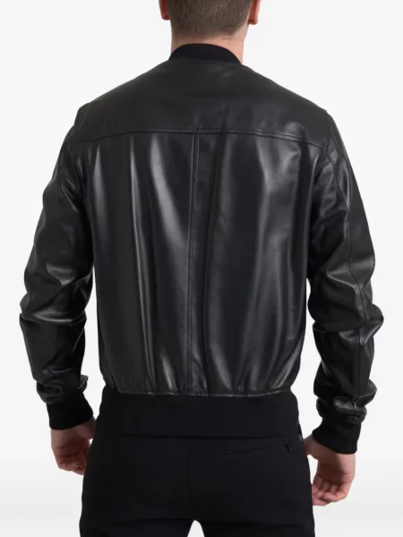 Geanta de piele Dolce & Gabbana negru