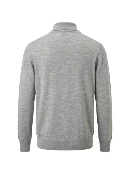 Gulerat tricou polo Brunello Cucinelli gri