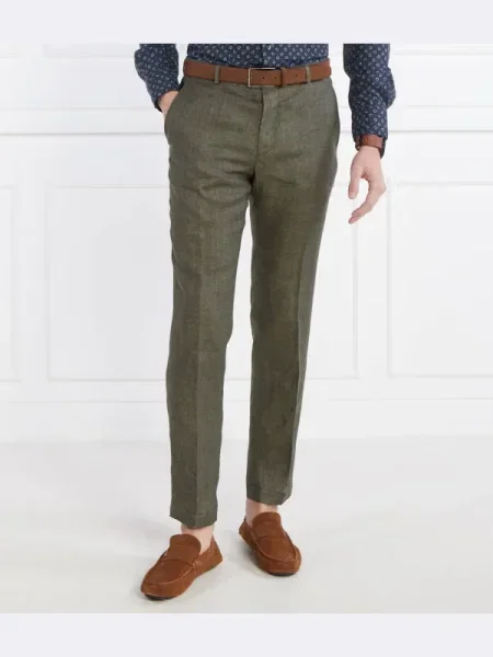 Joop! Len nadrág khaki