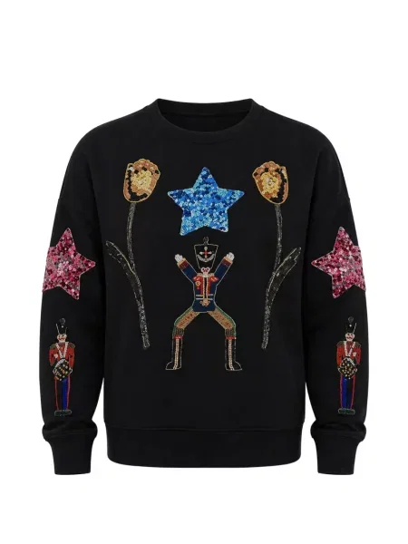 Pulover Dolce & Gabbana cu paiete negru