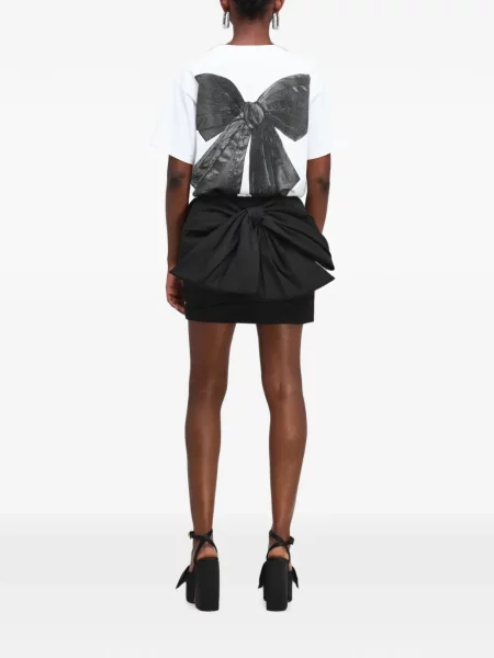 Fustă Marc Jacobs cu funde negru
