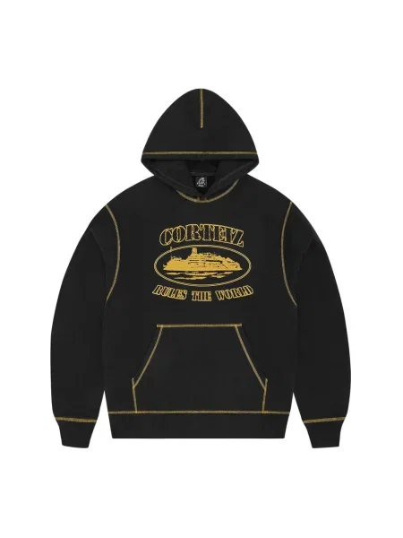 Bluza z kapturem Corteiz czarna