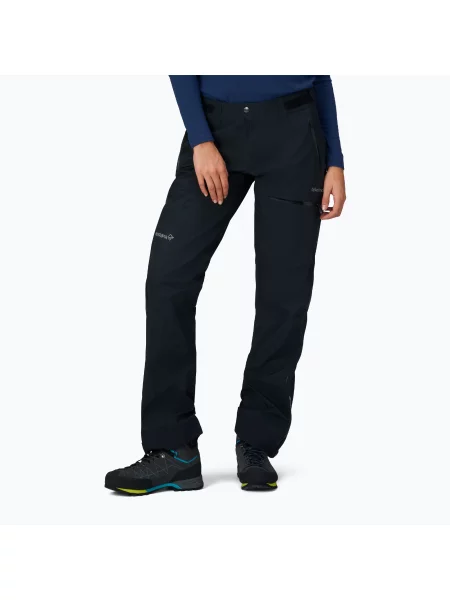 Trekingové kalhoty NORRONA Falketind Gore-Tex caviar black černé