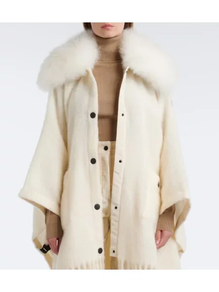 Heláncă Moncler Grenoble de lână bej