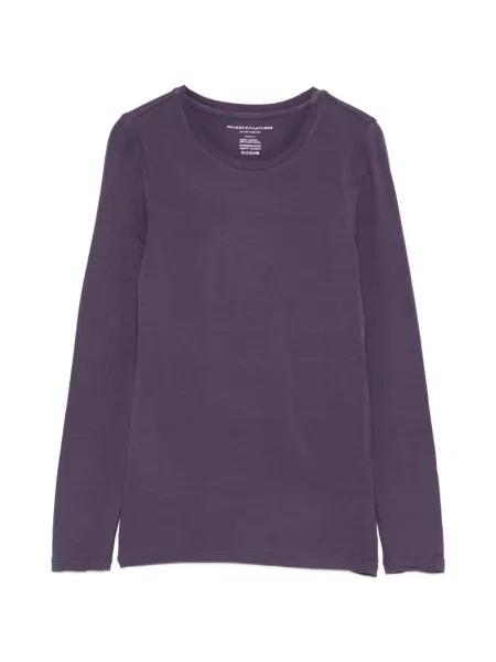 Lung tricou Majestic Filatures violet