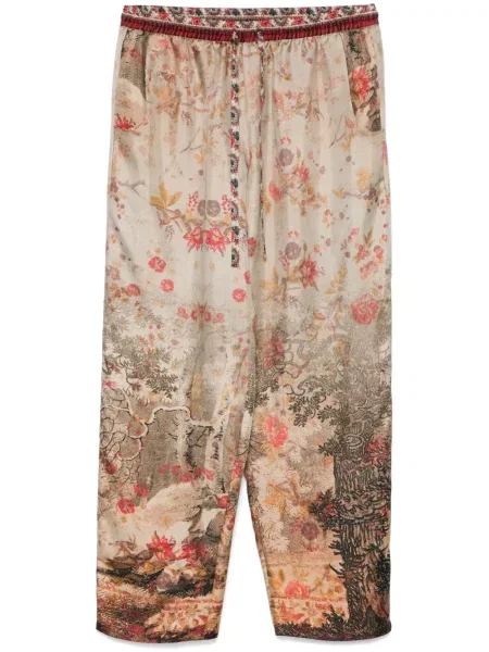 Pantaloni Pierre-louis Mascia conici maro