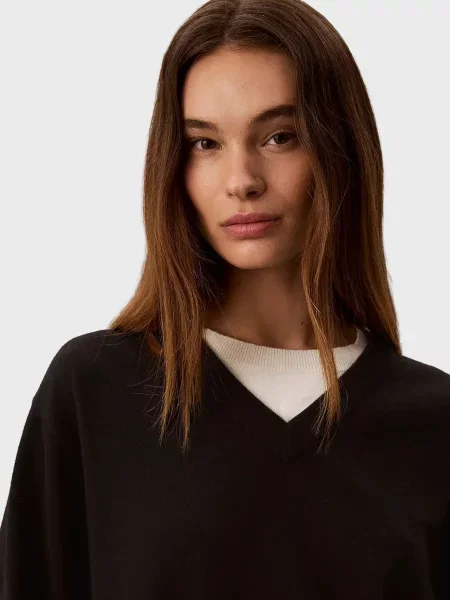 Шерстяной свитер Calvin Klein Jeans черный