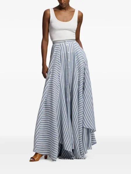 Fusta maxi Ralph Lauren Collection alb