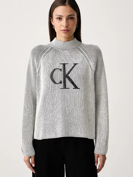 Calvin Klein Jeans pulover pentru femei din bej
