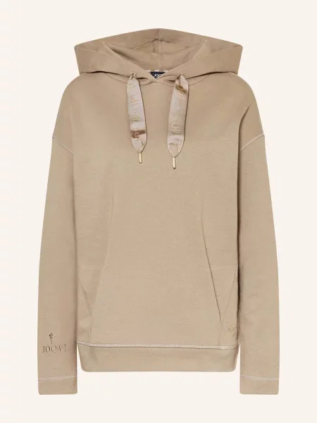 Joop! Bluza Z Kapturem beige beżowa