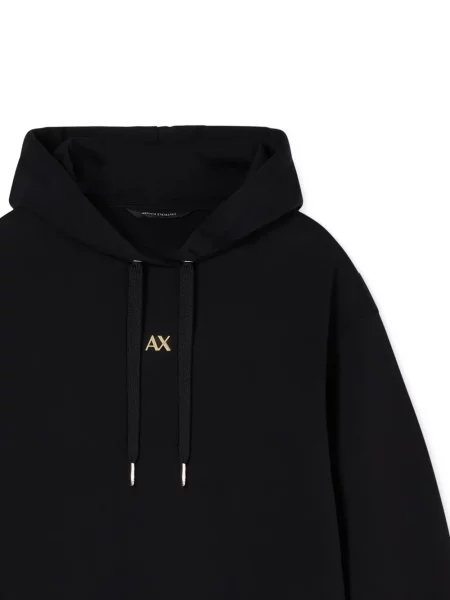 Суичър с качулка Armani Exchange черно