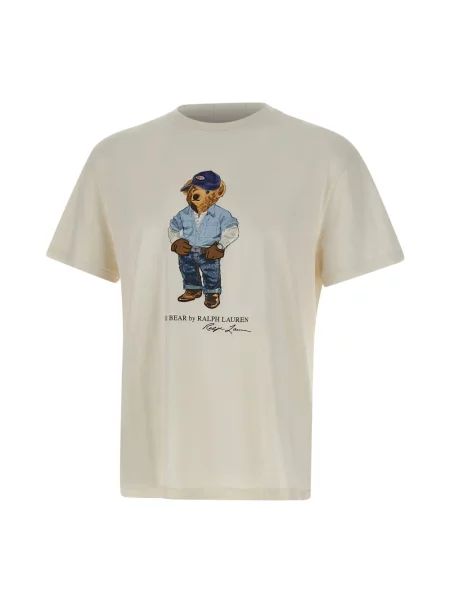 Koszulka polo Polo Ralph Lauren z logo biała