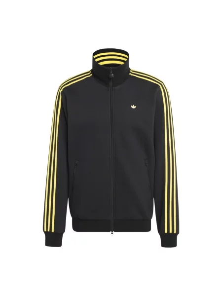 Kurtka Adidas Originals w paski klasyczna do biegania czarna