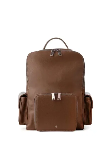 Kožni ruksak Misci smeđa