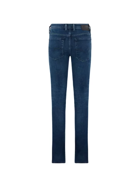 Skinny jeansy skinny Diesel z 5 kieszeniami niebieskie
