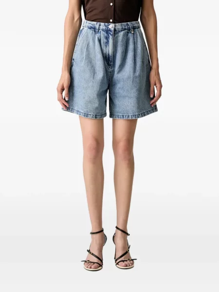 Pantaloni scurți din denim Morgan albastru