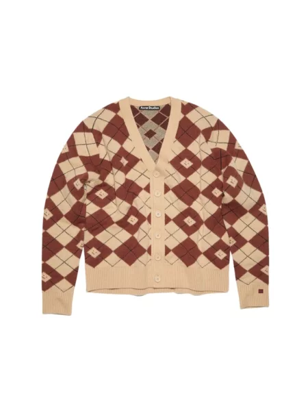 Kardigan Acne Studios wełniany beżowy