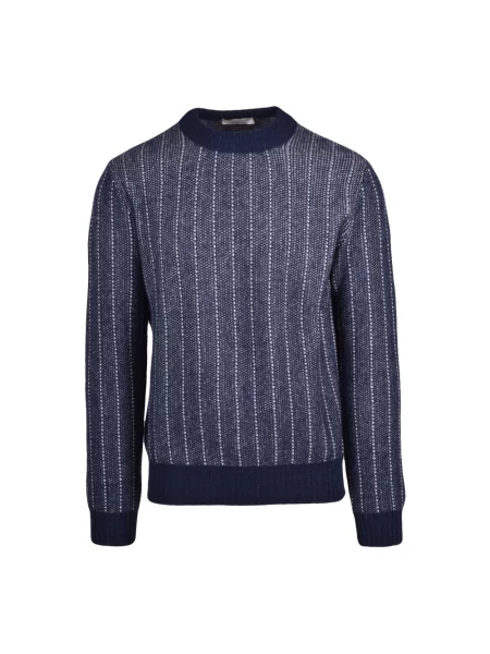 Sweter Wool & Co wełniany niebieski