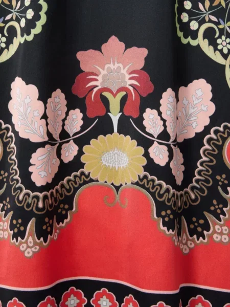 Rochie maxi La Doublej lungă de costum negru