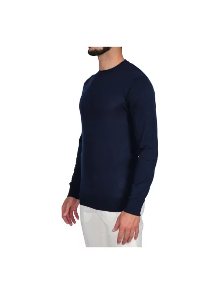 Sweter L.b.m. 1911 z okrągłym dekoltem niebieski