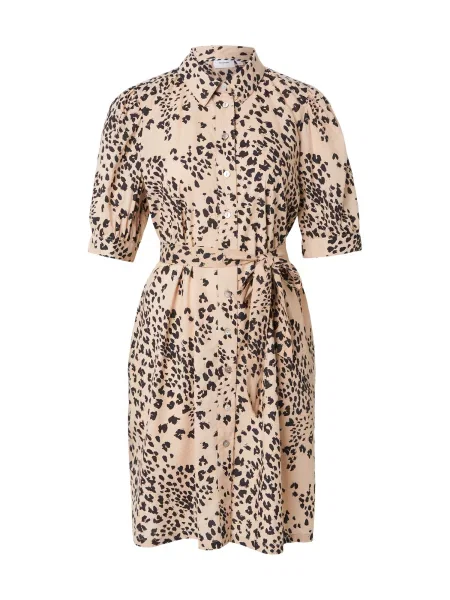 NÜMPH Rochie tip bluză SANAH pielii negru