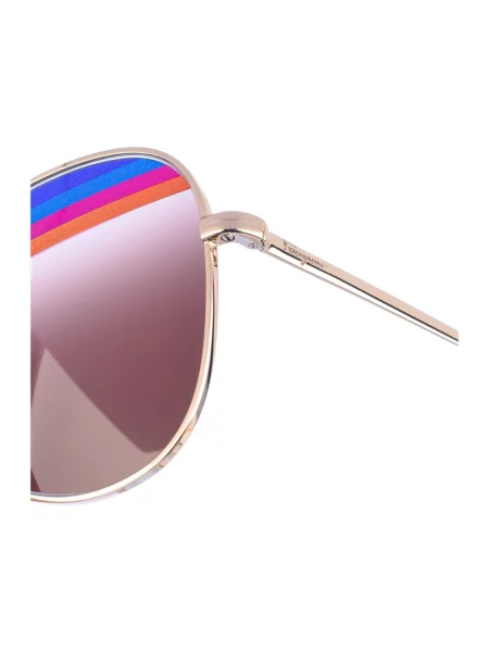 Okulary przeciwsłoneczne Salvatore Ferragamo żółte