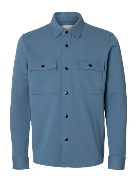 SELECTED Geacă de primăvară-toamnă SLHJACKIE marin albastru