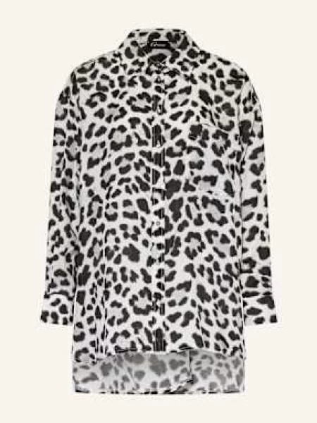 Grace Koszula Z Satyny schwarz szara