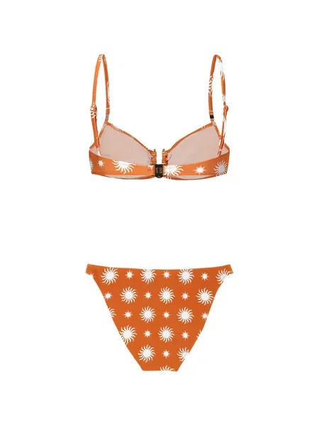 Bikini Daze Dayz cu imagine portocaliu