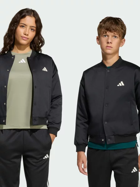 Дитячий Бомбер adidas перероблений чорний