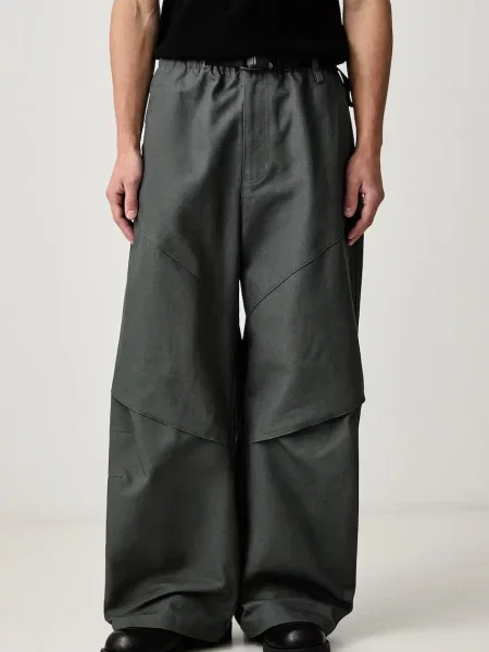 Adidas Originals Equipment Canvas παντελόνι wide leg ανδρικό πράσινο