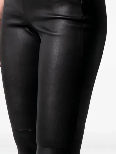 Pantaloni Vince din piele negru