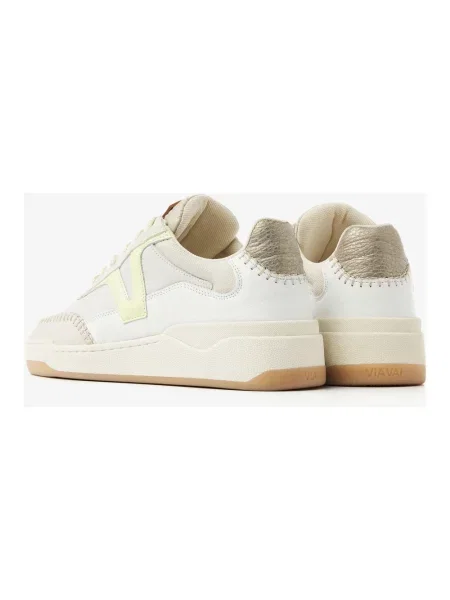 Sneakersy Via Vai skórzane beżowe