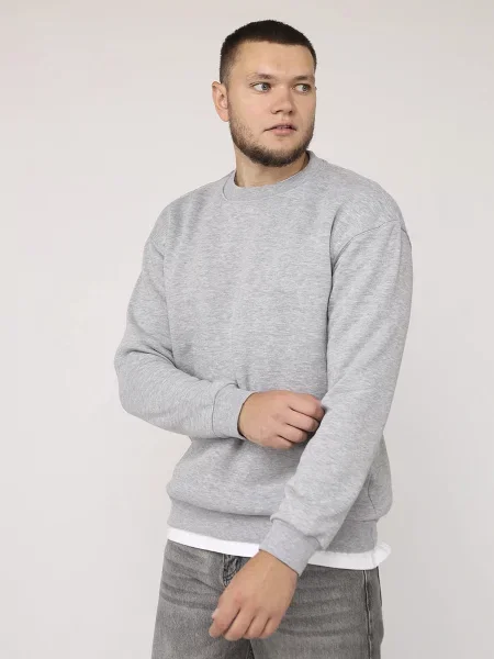 Світшот YUKI світло-сірий сірий