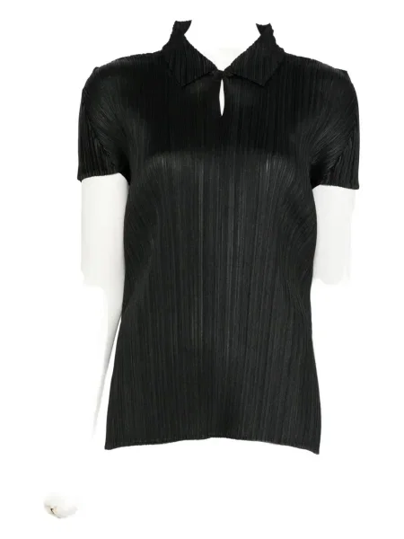Polo Pleats Please Issey Miyake negru