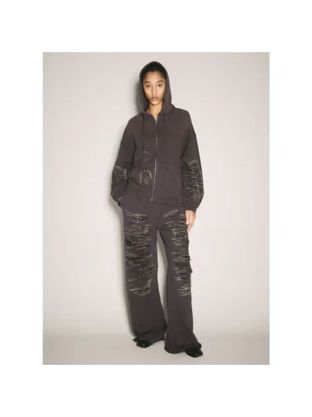 Spodnie dresowe Mm6 Maison Margiela fioletowe