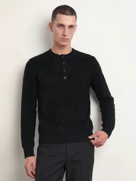 Allsaints Svetry Wulf černá