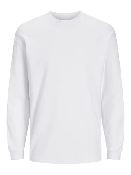 JACK & JONES Tricou JJEBARRON' alb