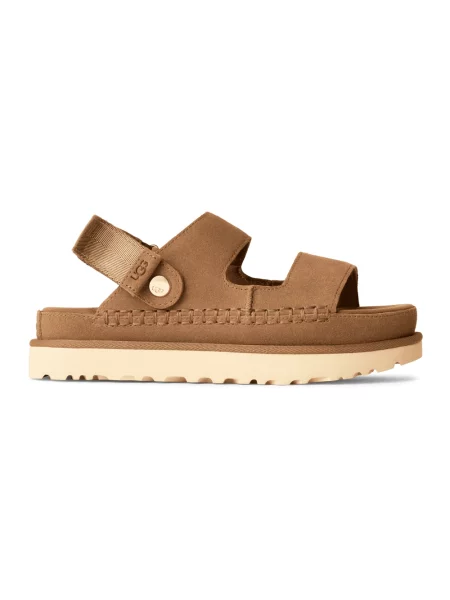 Sneakersy Ugg na platformie brązowe