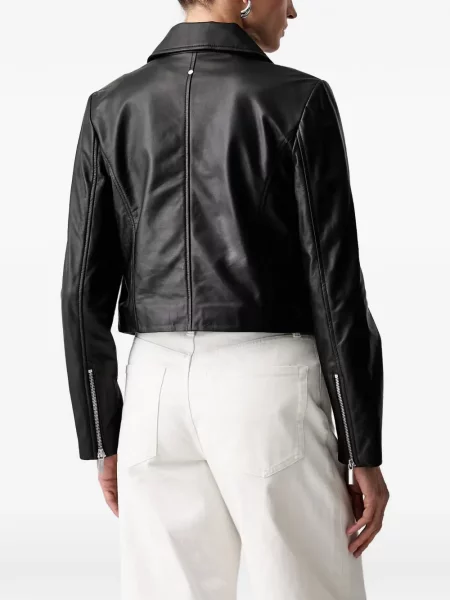Geanta de piele Armani Exchange negru