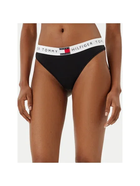 Tommy Hilfiger Tanga Fekete fehér