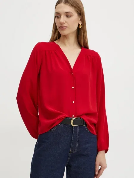 Риза Morgan CILAO дамска със свободна кройка CILAO червено